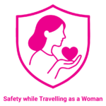 Ladies Travel Icon Safety while travelling as a womam