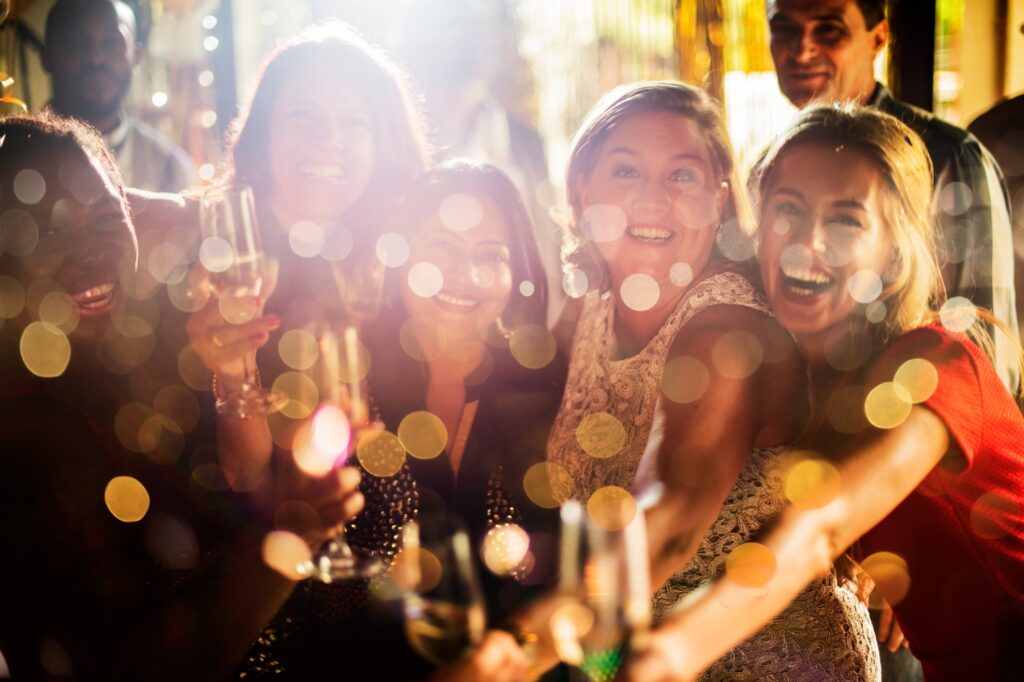 Ladies having fun over drinks on Ladies Travel Tour
